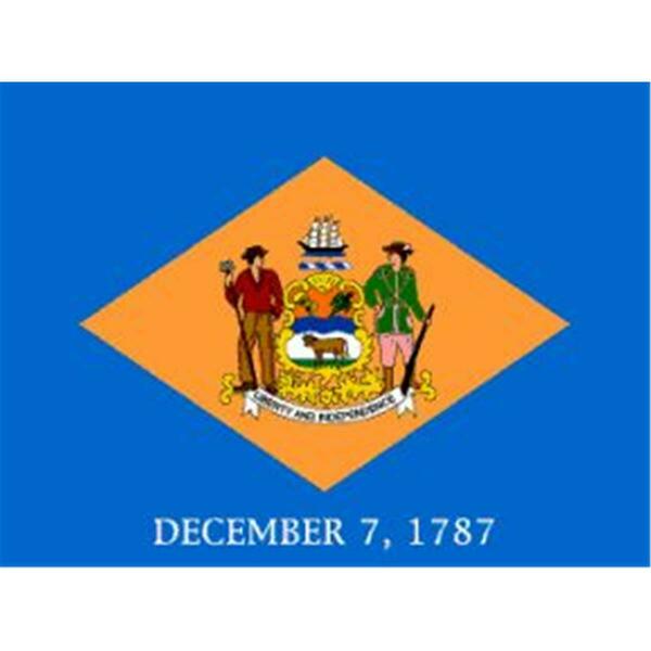 Ss Collectibles 6 ft. X 10 ft. Nyl-Glo Delaware Flag SS37464